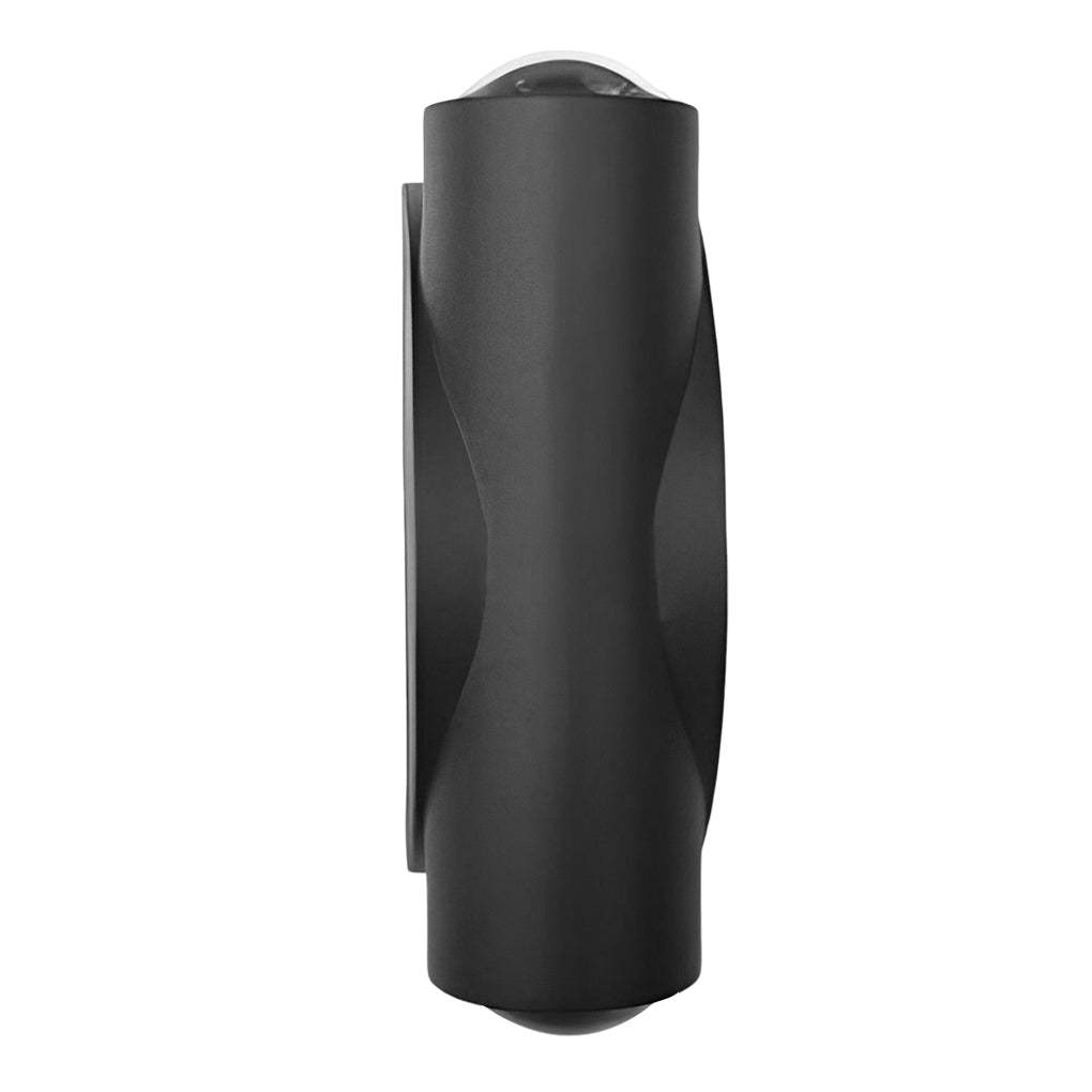 Up and Down Light LED Waterproof Black Modern Wall Washer Light Wall Lamp-Lighom