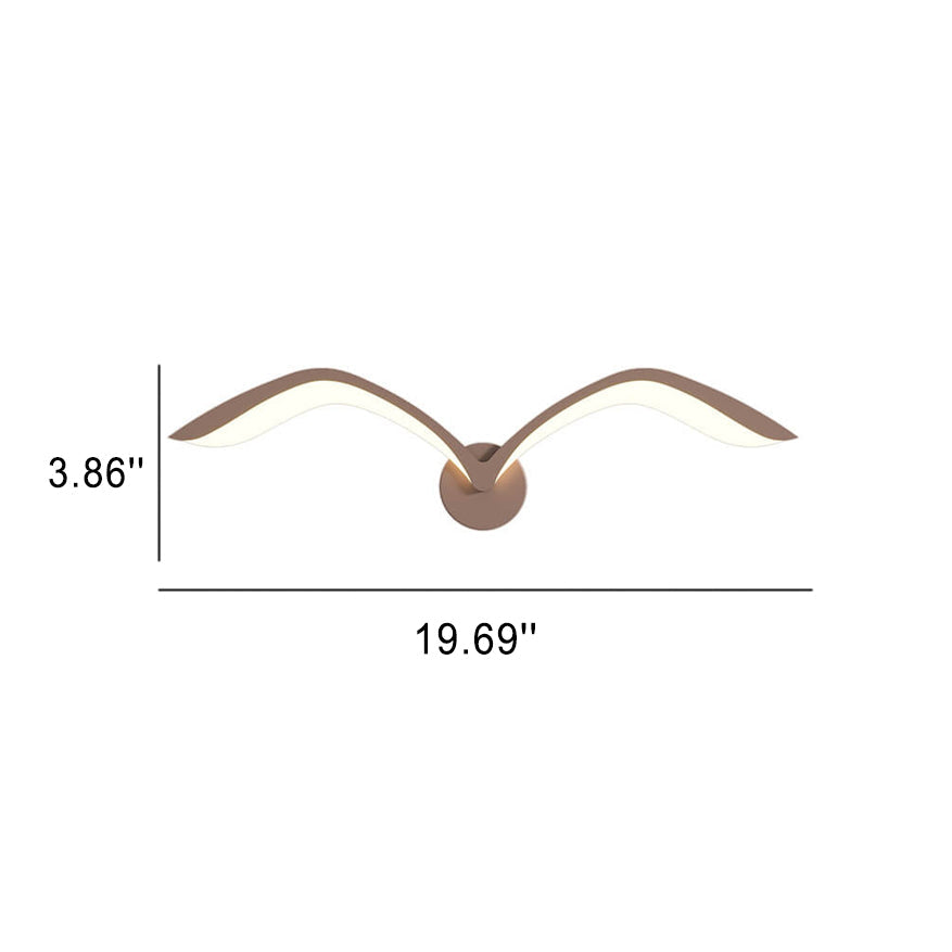 Nordic Minimalist Seagull Acrylic LED Sconce