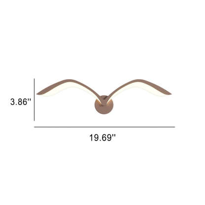 Nordic Minimalist Seagull Acrylic LED Sconce