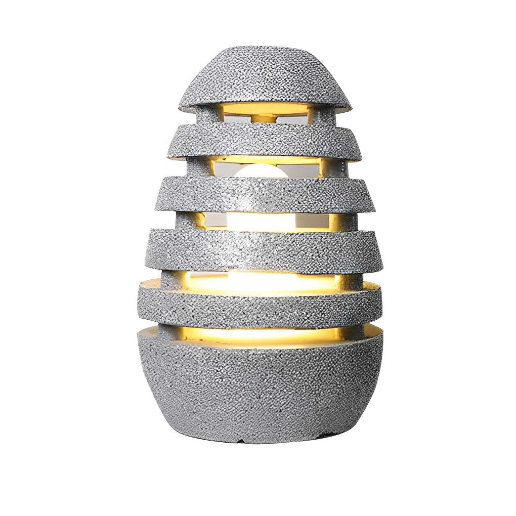 Resin Egg Shaped Waterproof LED Modern Outdoor Lawn Light Garden Lights-Lighom