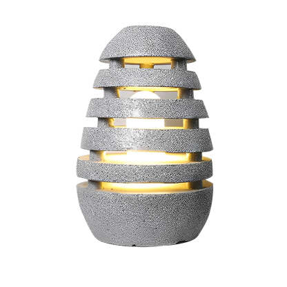Resin Egg Shaped Waterproof LED Modern Outdoor Lawn Light Garden Lights-Lighom