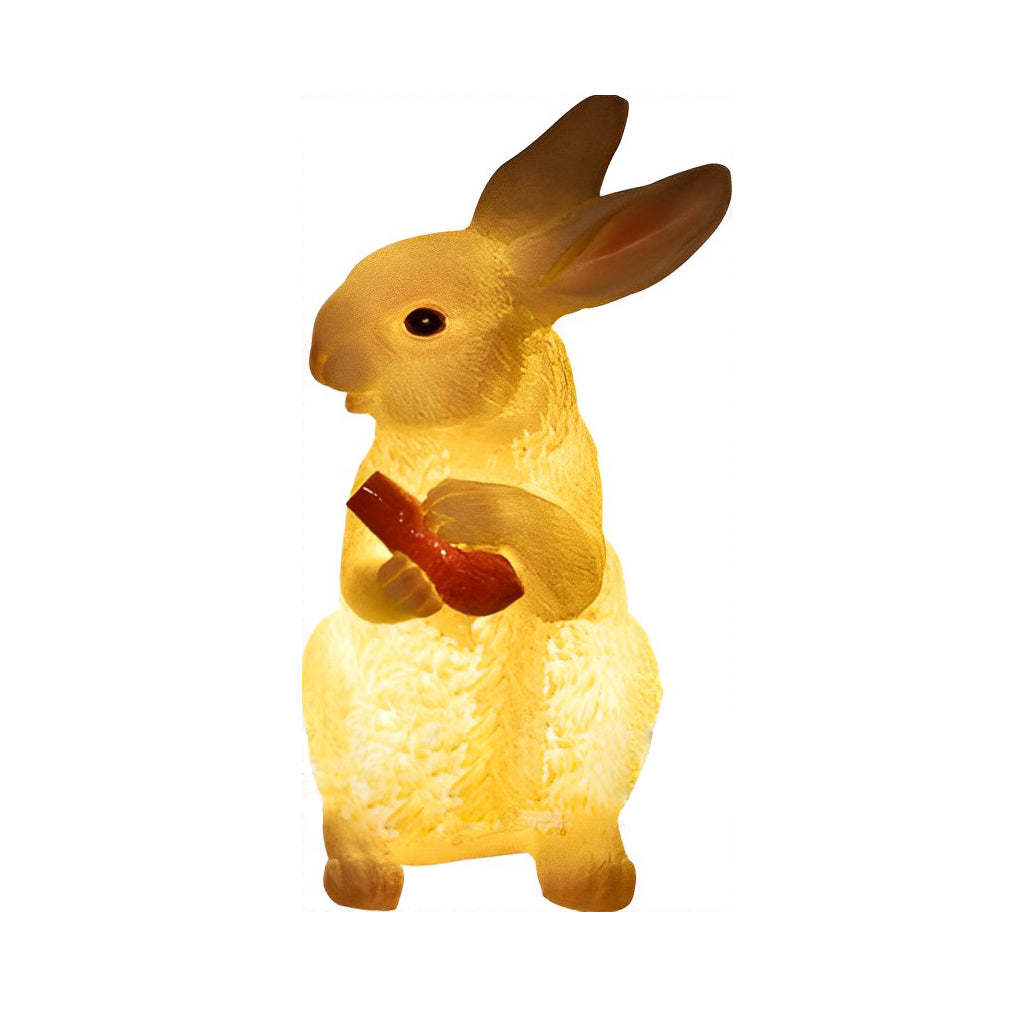 Resin and Fiberglass Rabbit Garden Lights Modern Waterproof Outdoor Lighting-Lighom