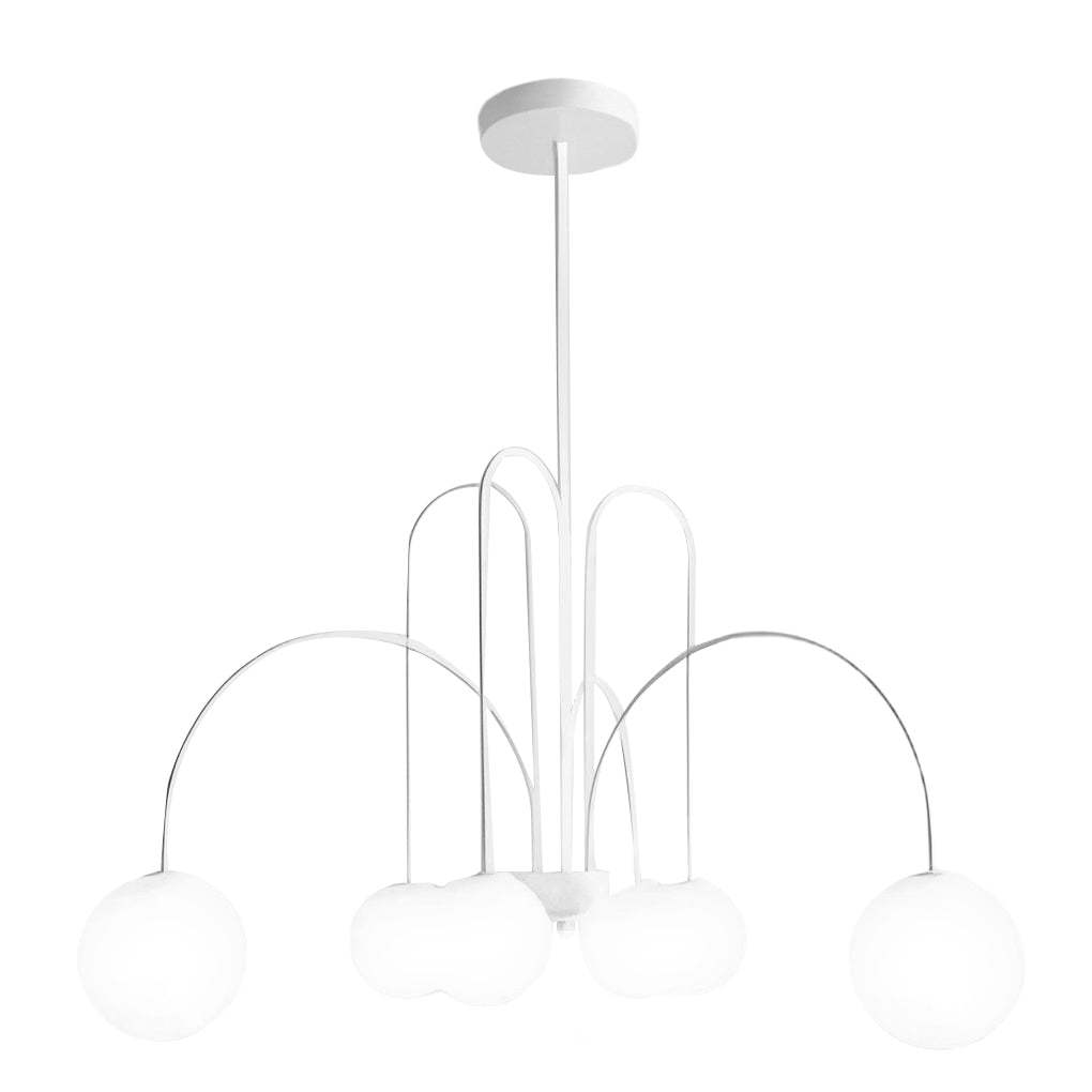 Iron Glass Nordic Ceiling Chandelier