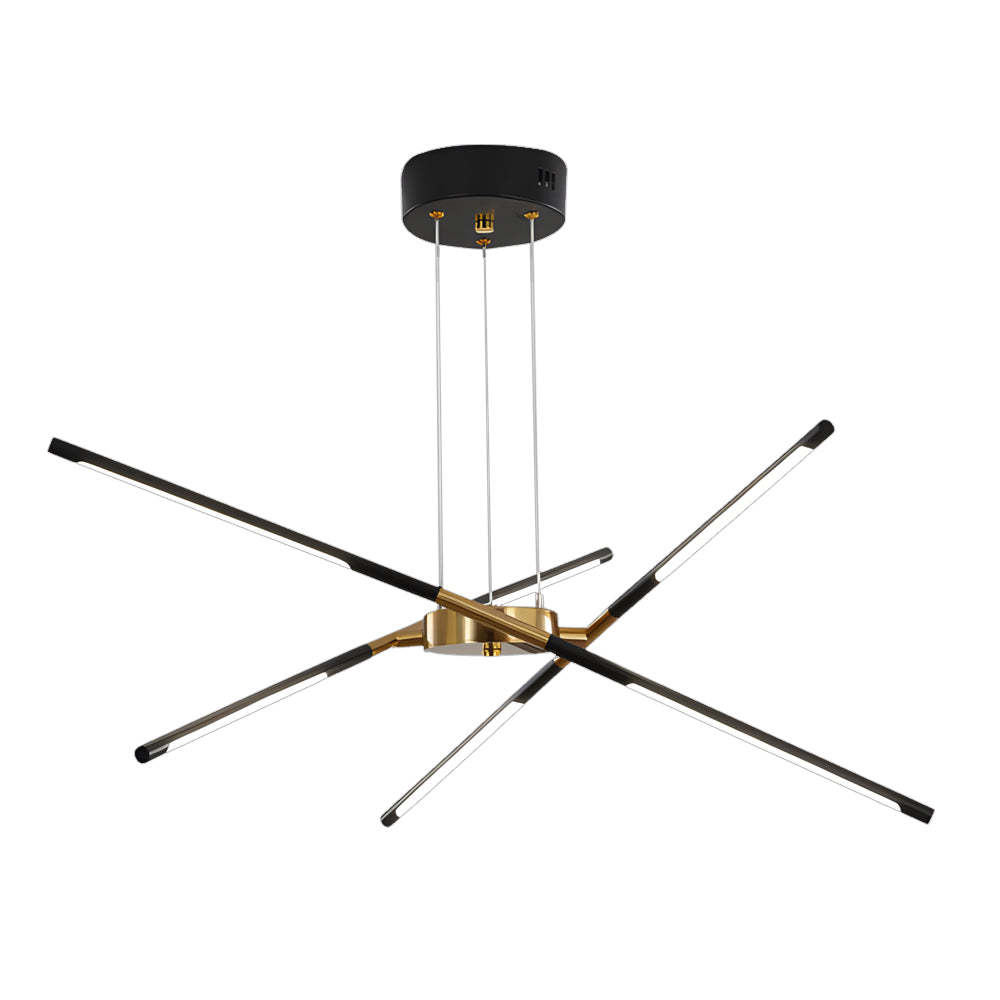 Modern Stepless Dimming Long Strip Sputnik