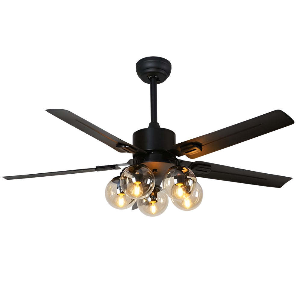 42" 5-Light Silent Nordic Flush Mount Ceiling Fan
