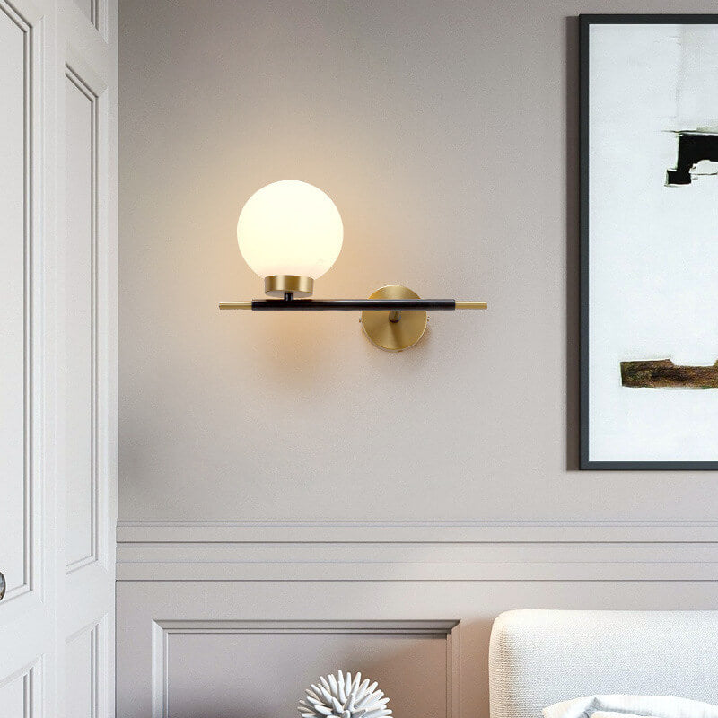 Nordic Minimalist Magic Bean Glass Sconce — 1 / Left / 220V-240V For UK/AU