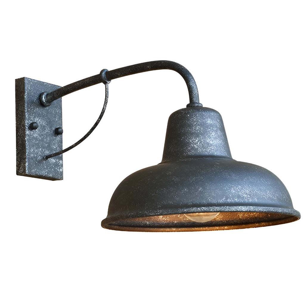 Vintage Trumpet-Shaped LED Retro Outdoor Wall Light