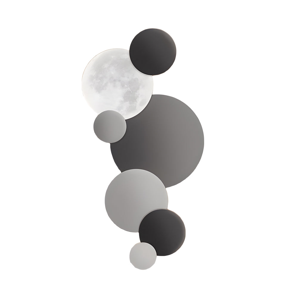 Lunar Glow Round LED Wall Sconce-Lighom
