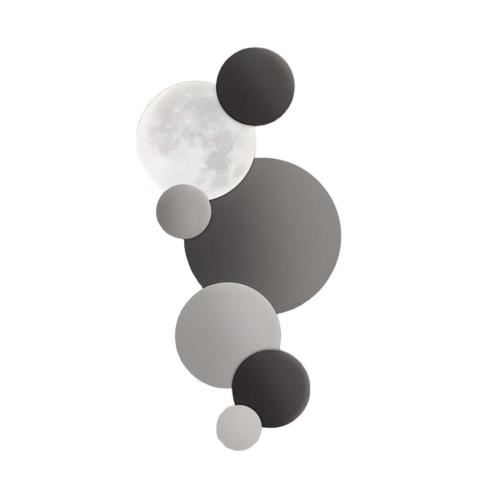 Lunar Glow Round LED Wall Sconce-Lighom