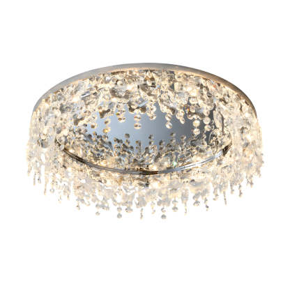 Round Crystal Tassel Modern Ceiling Lamp