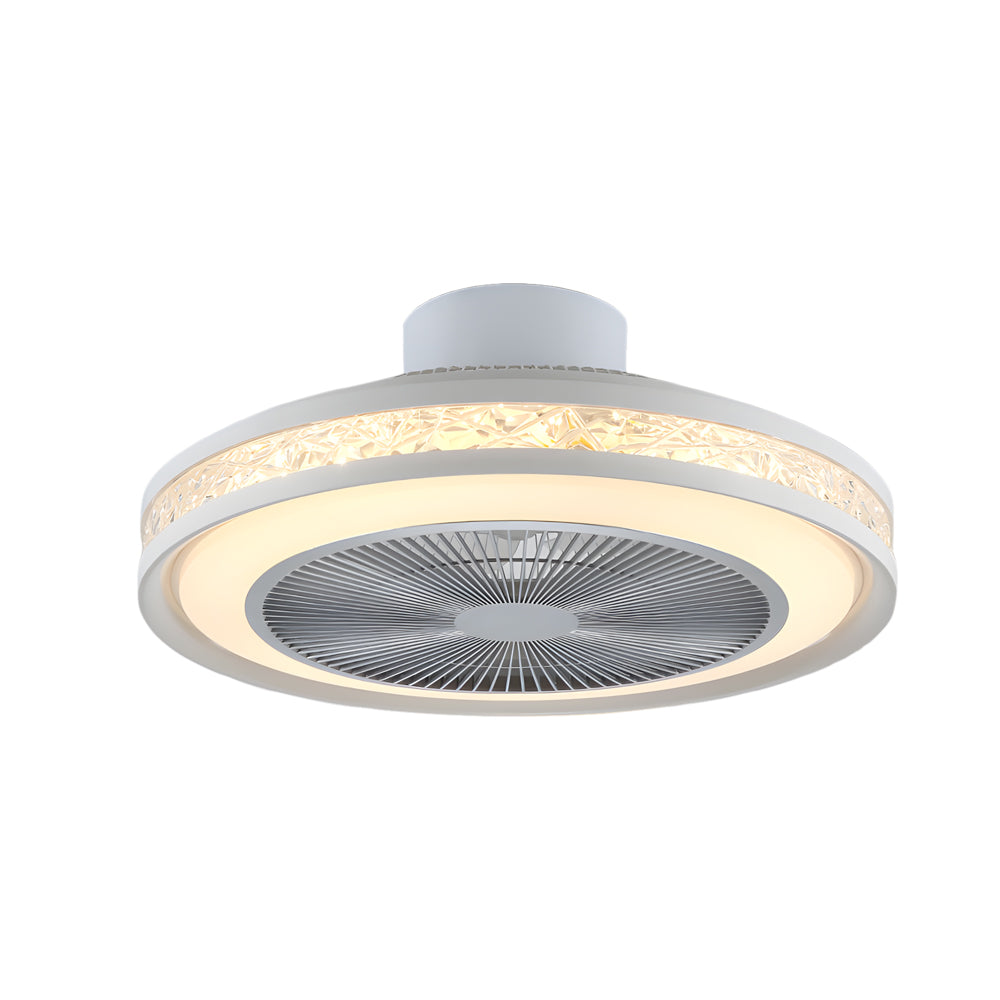 Nordic Minimalist Stepless Dimming Bladeless Ceiling Fan