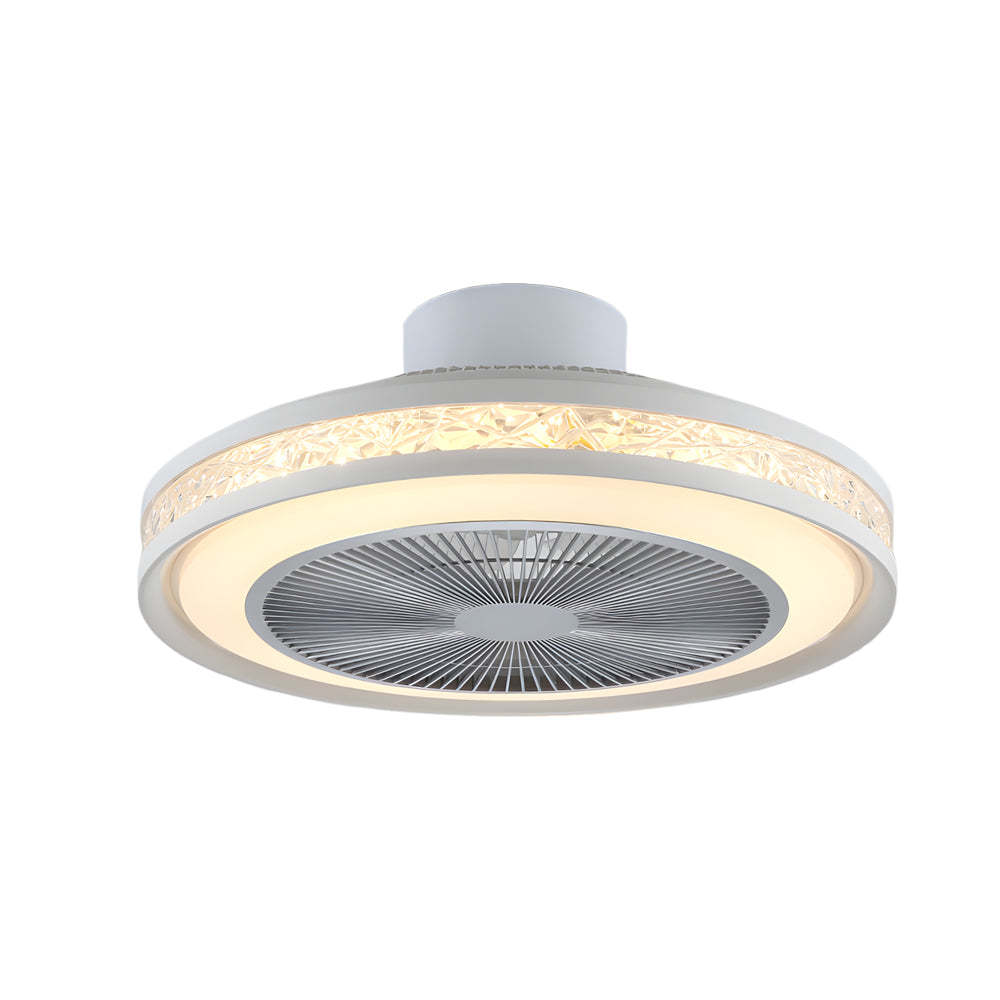 Nordic Minimalist Stepless Dimming Bladeless Ceiling Fan