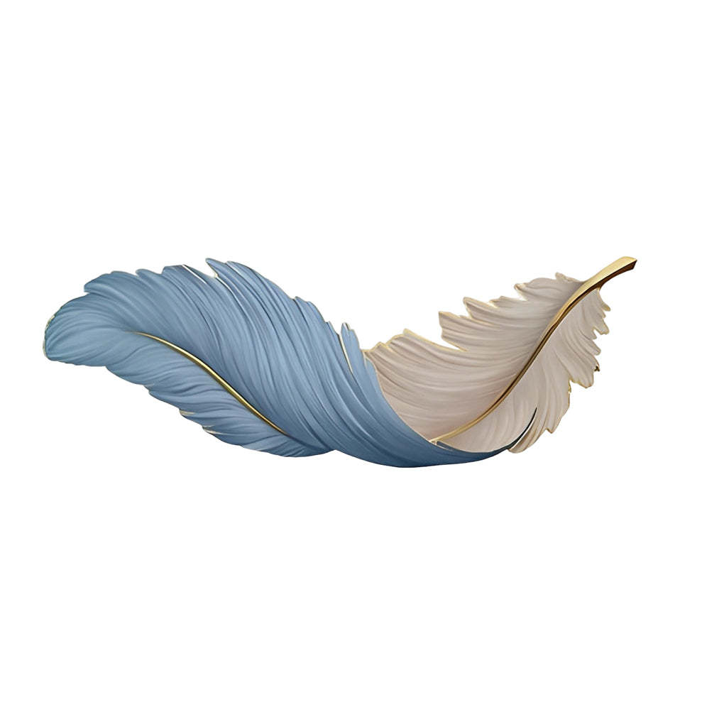 Luxury Creative Feathers USB DC5V Remote Control LED Modern Wall Lights-Lighom