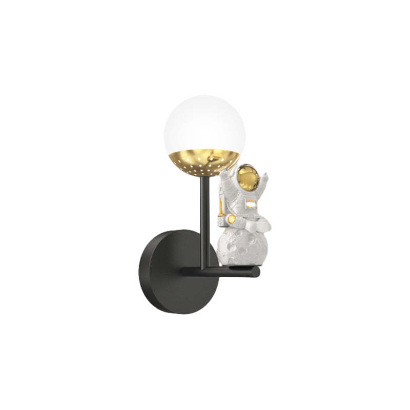 Moon Astronaut Decor Three Step Dimming Modern LED Wall Lights Fixture-Lighom