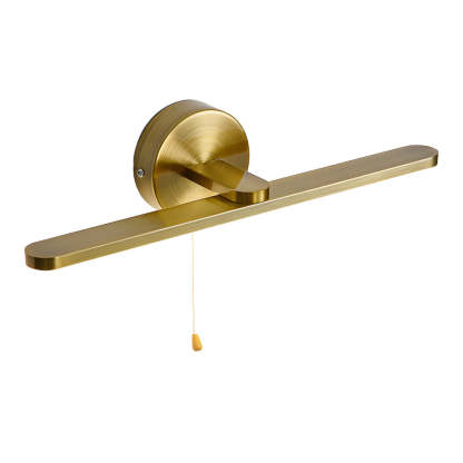 15.74'' Modern LED Linear Vanity Lights with Pull Rope Switch - Bathroom Lighting in Black/Bronze-Lighom