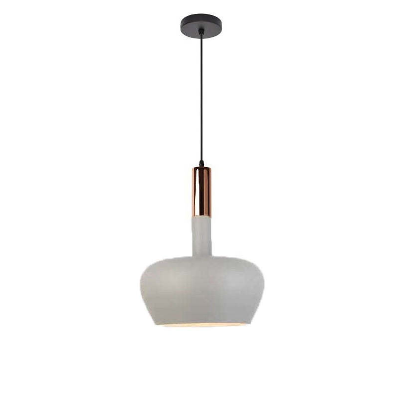 Nordic Macaron Aluminum Dome Bottle Pendant Light