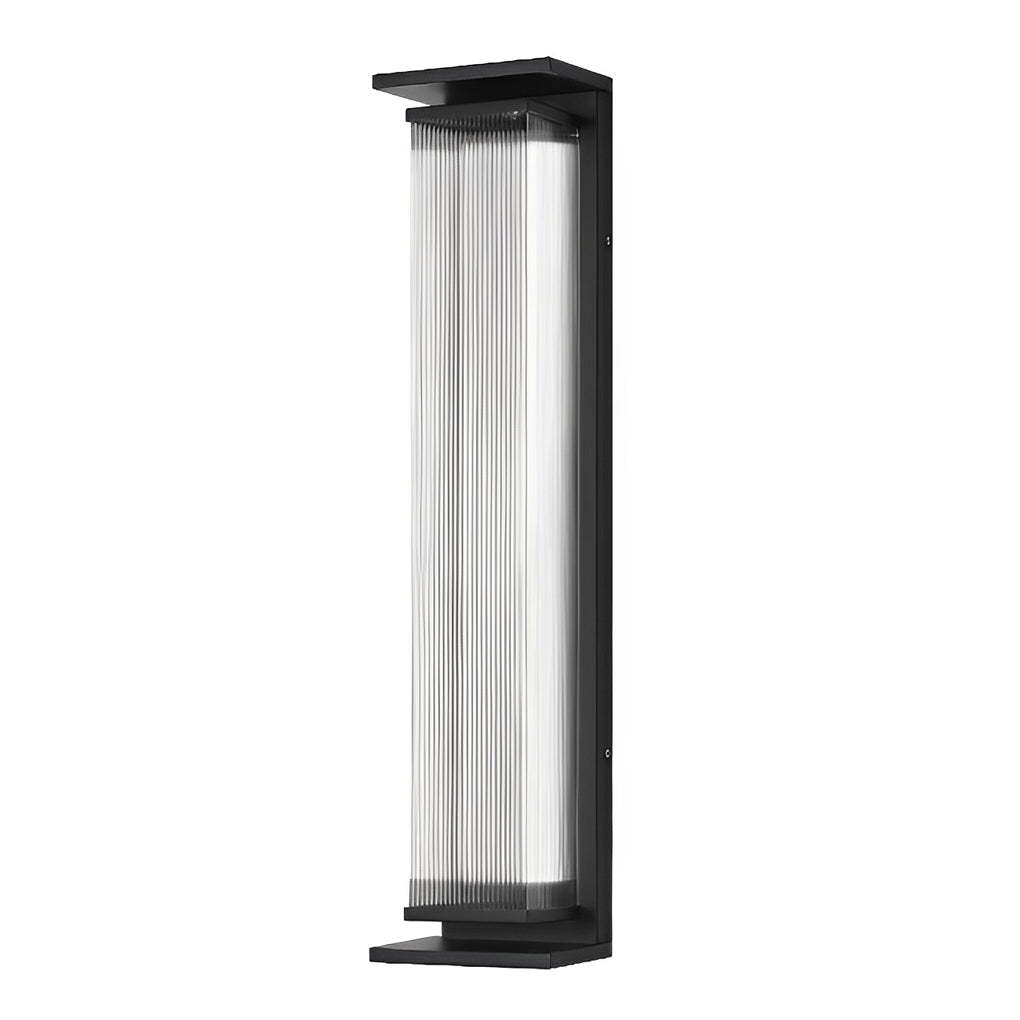 Creative Strip Waterproof Black Modern LED Wall Lamp Outdoor Wall Lights-Lighom