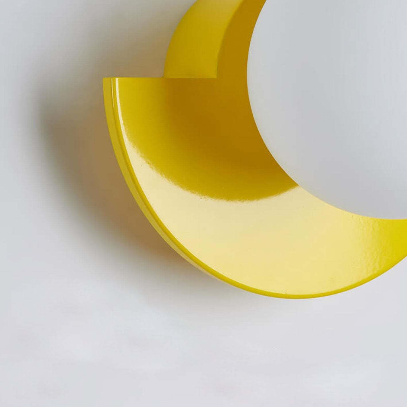 Minimalist Glass Spherical Colorful Semicircle Wall Sconce