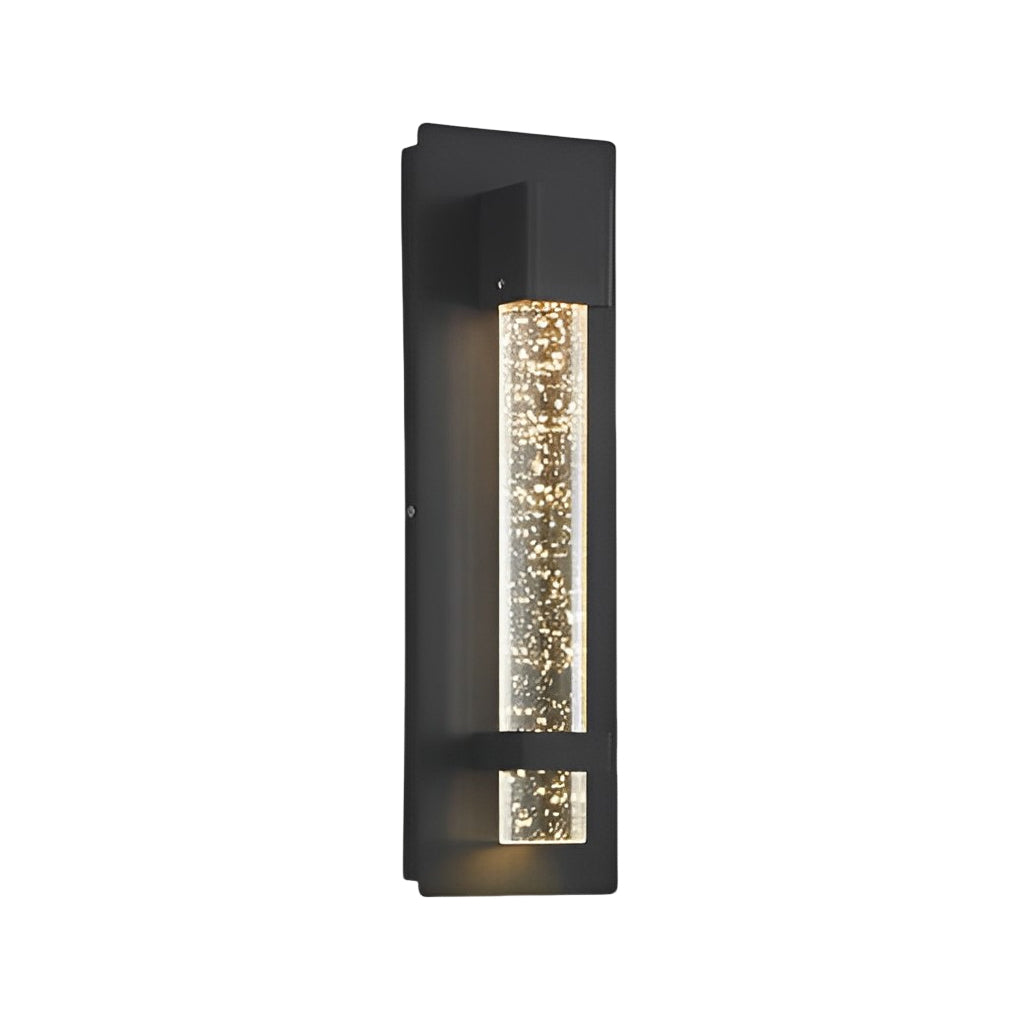 11.8 Inch Waterproof Hardwired Bubbles Glass Outdoor Wall Light-Lighom