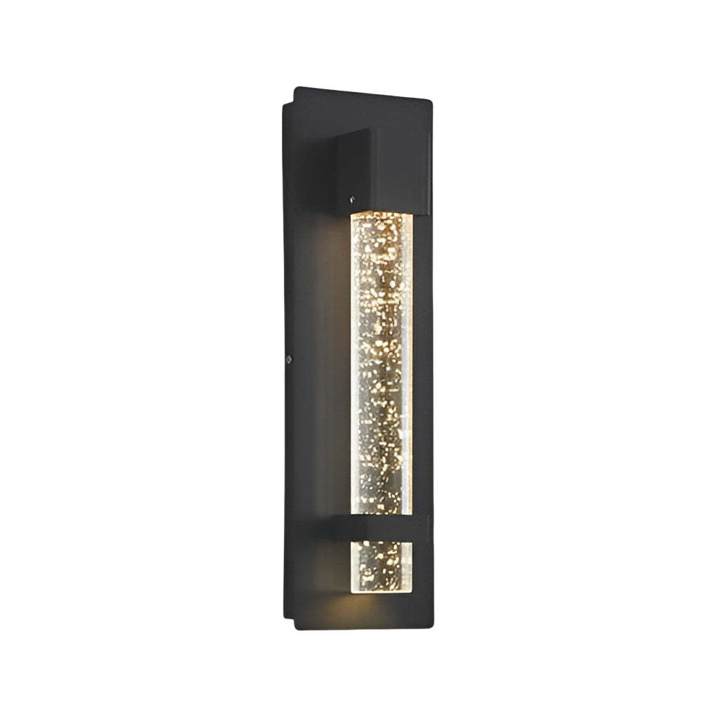11.8 Inch Waterproof Hardwired Bubbles Glass Outdoor Wall Light-Lighom