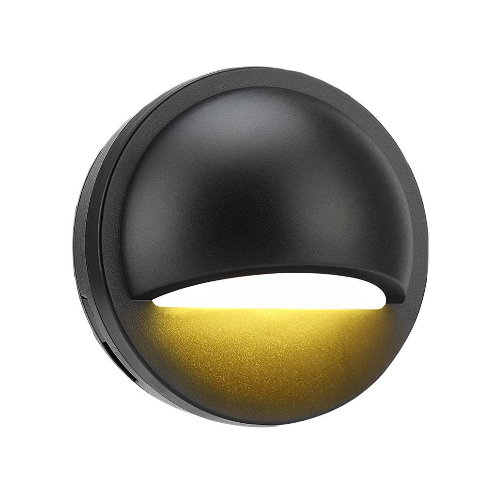 Hallf Moon 12-36V Low Voltage LED Deck Downward Lighting Wall Mounted Step Lights-Lighom