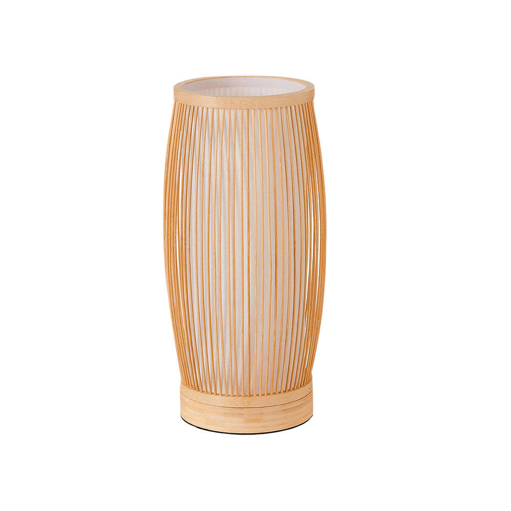 Japanese Lantern Bamboo LED Table Lamp-Lighom