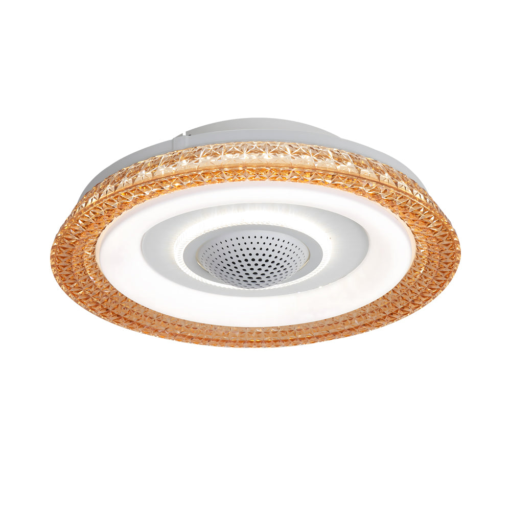 20" 6-Speed Bladeless Smart Dimmable LED Ceiling Fan