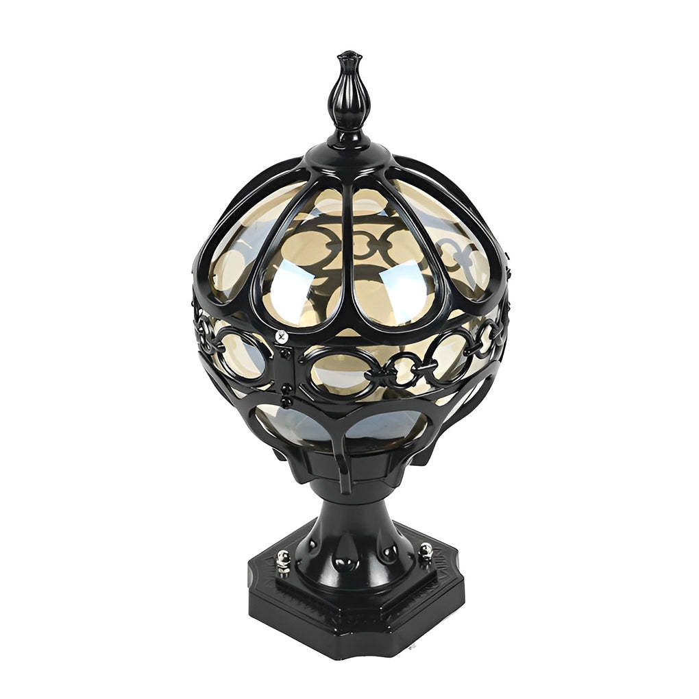 Creative Round Ball Waterproof LED European-style Fence Post Lights-Lighom