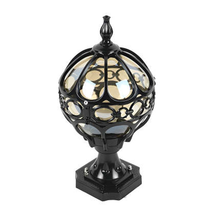 Creative Round Ball Waterproof LED European-style Fence Post Lights-Lighom
