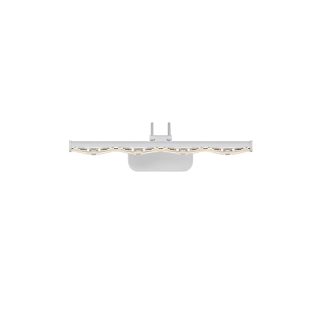 Crystal-Like Bathroom Vanity Light with Multi-Faceted Prismatic Acrylic Shade-Lighom