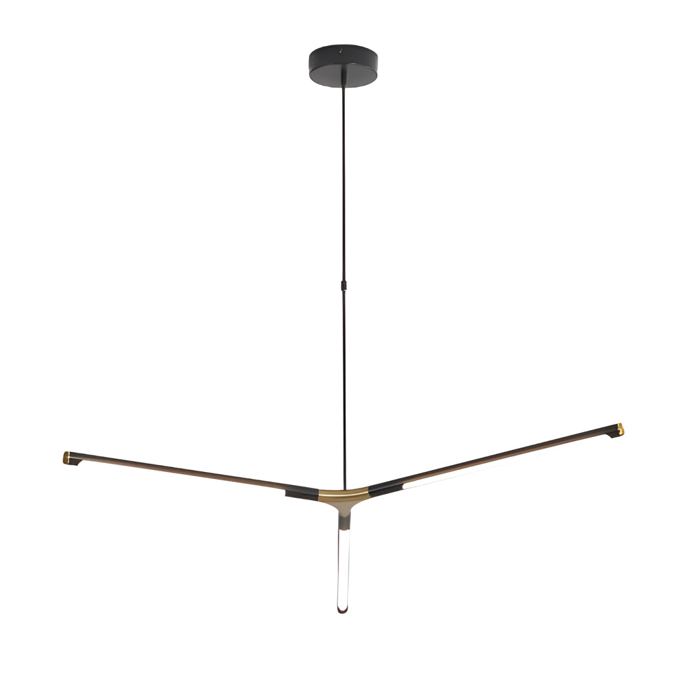 LED Dimmable Linear Sputnik Chandelier