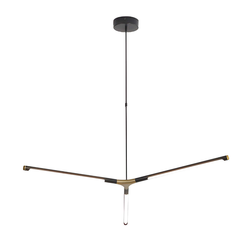 LED Dimmable Linear Sputnik Chandelier
