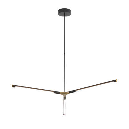 LED Dimmable Linear Sputnik Chandelier