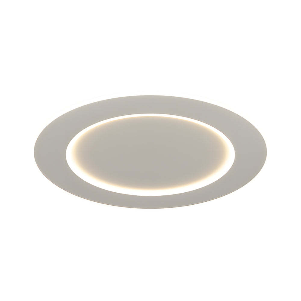 Modern circle white flush mount lighting