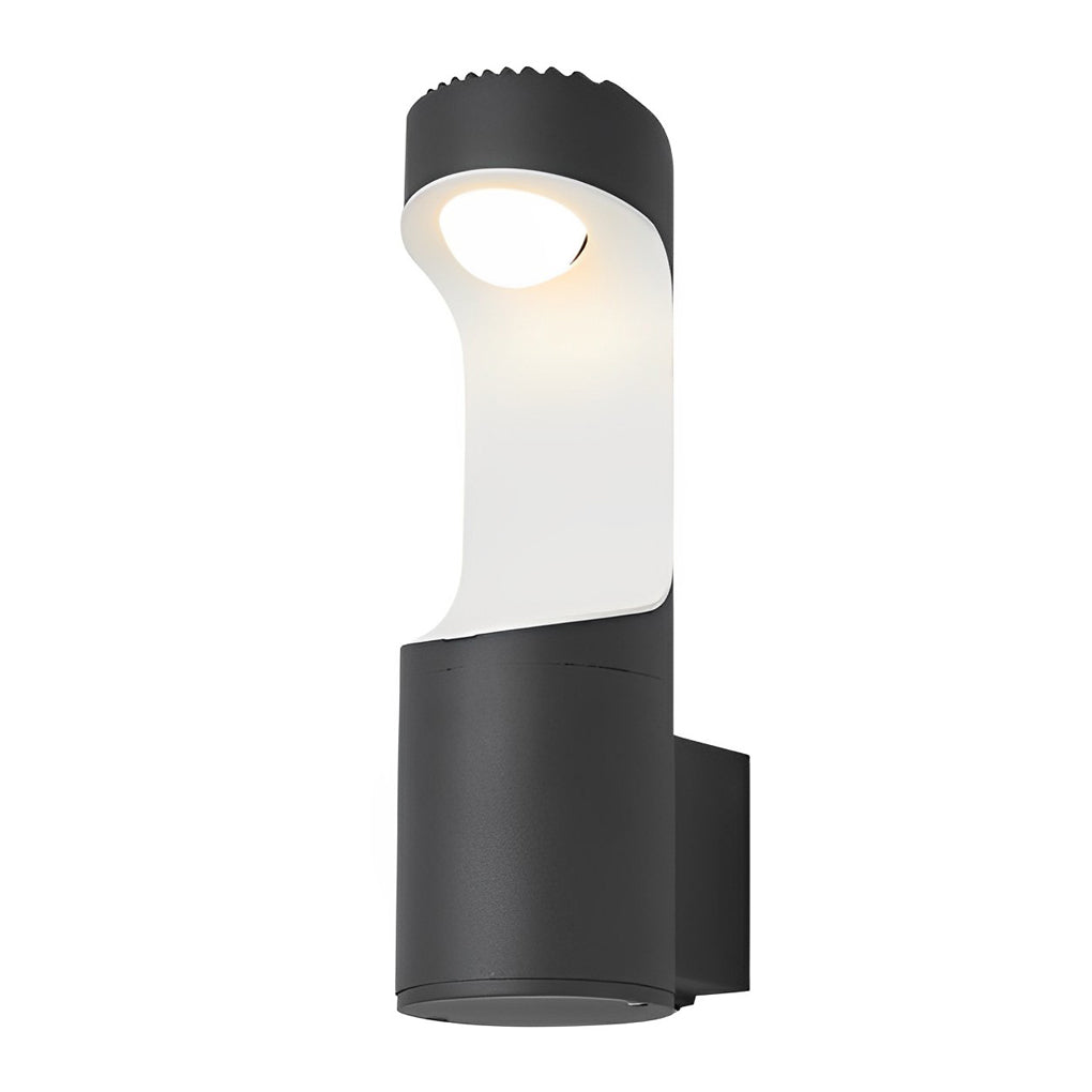 Creative LED Waterproof Black Modern Outdoor Wall Lamp Exterior Lights-Lighom
