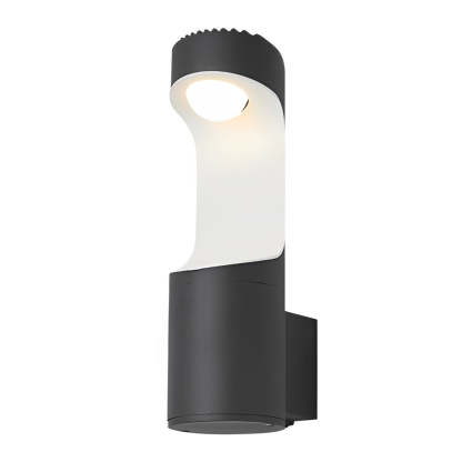 Creative LED Waterproof Black Modern Outdoor Wall Lamp Exterior Lights-Lighom