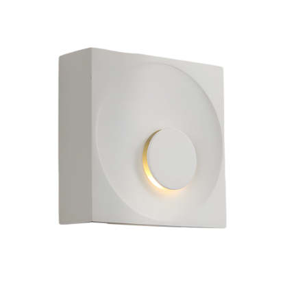 Frosted Cement Eclipse LED Wall Light-Lighom