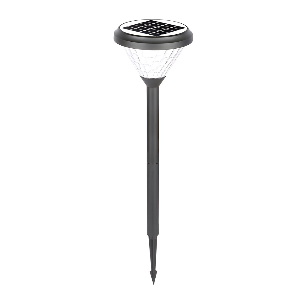 Black 27.6-Inch H Solar LED Path Lights with Stake-Lighom