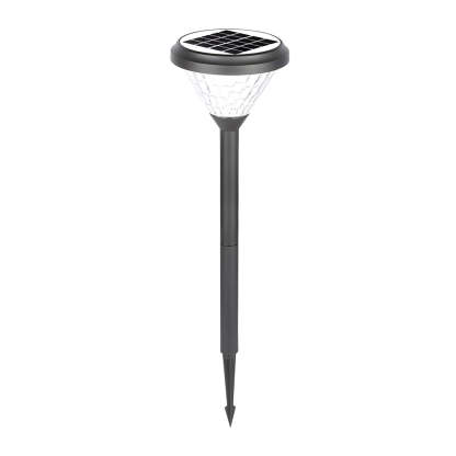 Black 27.6-Inch H Solar LED Path Lights with Stake-Lighom