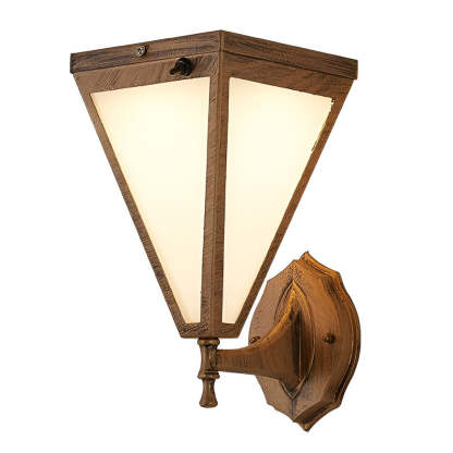 Industrial Tapered Dimmable Plug-In Solar LED Wall Light