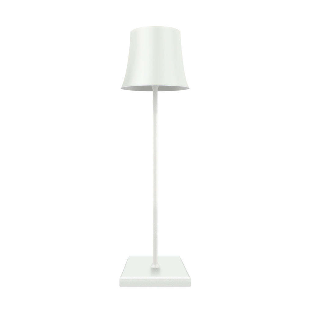 15" Cordless Cool Metal Black White Lamp