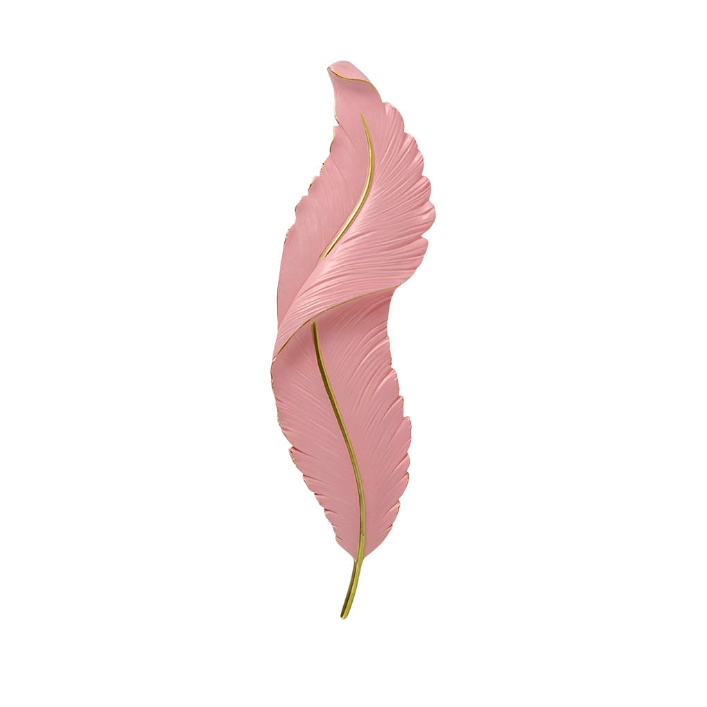 Creative Feather Wall Light LED White Luxury Modern Wall Sconce Lamp Lighting-Lighom