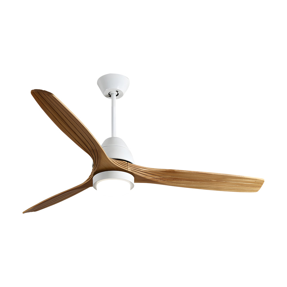 52" Nordic 3-Blade Wooden Remote Ceiling Fan