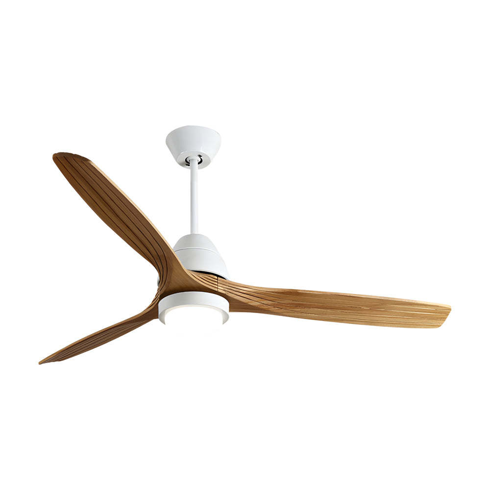 52" Nordic 3-Blade Wooden Remote Ceiling Fan