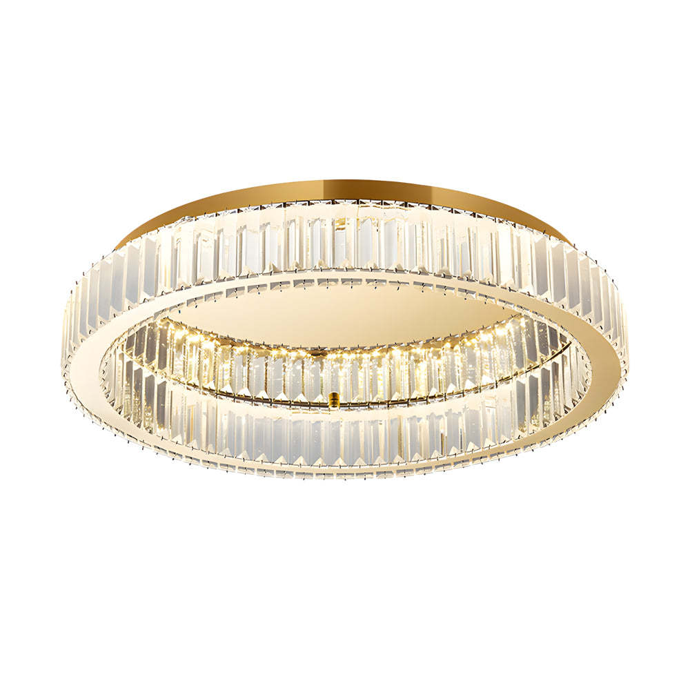 Round Crystal Dimmable LED Post-Modern Ceiling Light
