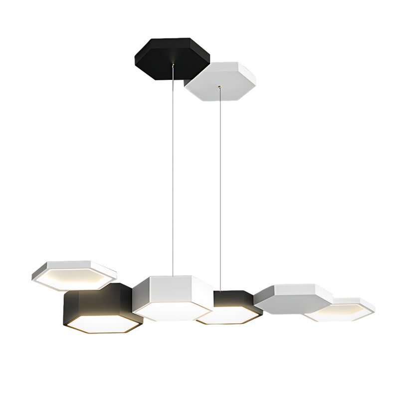 Geometric Minimalist Dimmable LED Modern Dining Chandelier