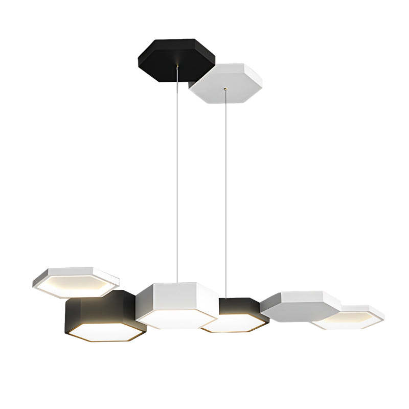 Geometric Minimalist Dimmable LED Modern Dining Chandelier