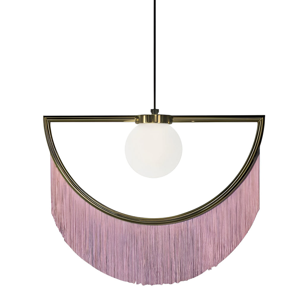 Pink Tassel LED Nordic Pendant Chandelier