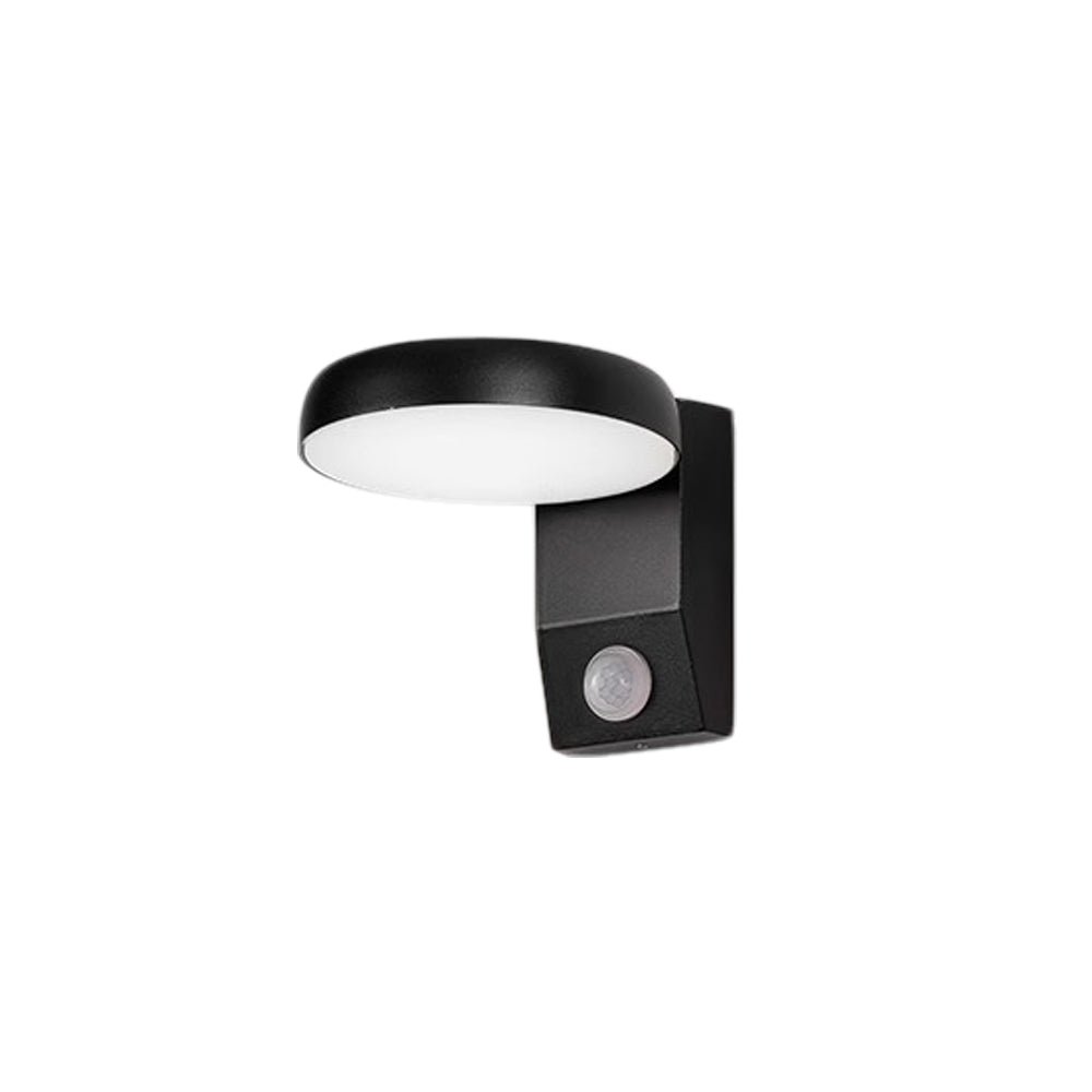 Black Motion Sensor Outdoor Wall Light - Rotatable-Lighom
