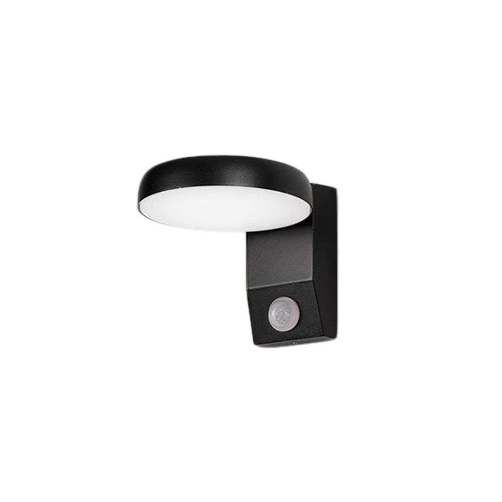 Black Motion Sensor Outdoor Wall Light - Rotatable-Lighom